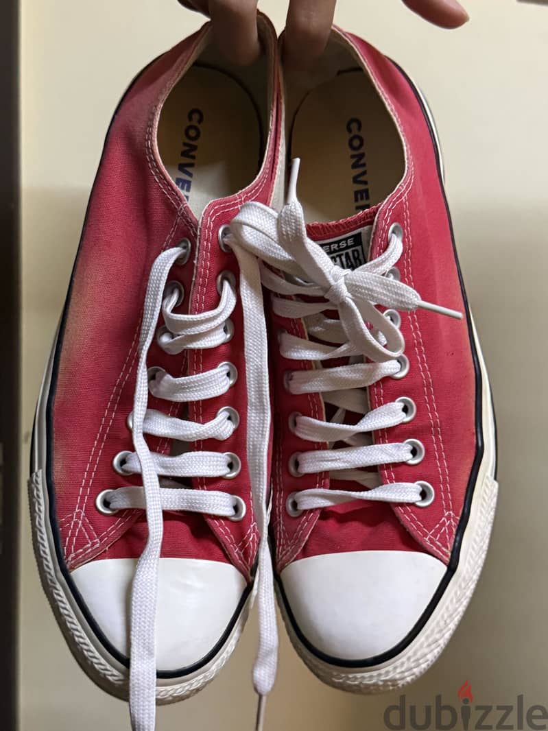 A Red Converse Sneaker 2