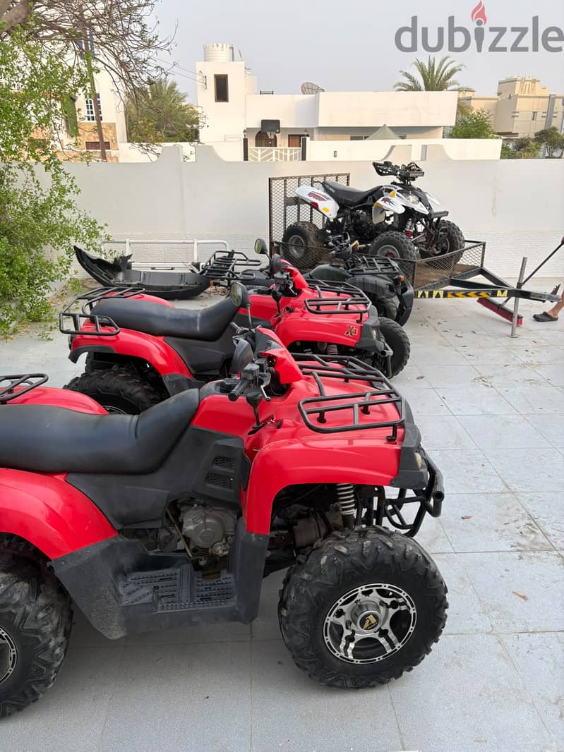 4 Quad Bikes for sale 5