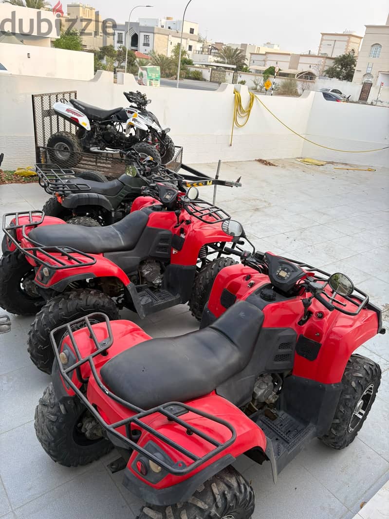 4 Quad Bikes for sale 6