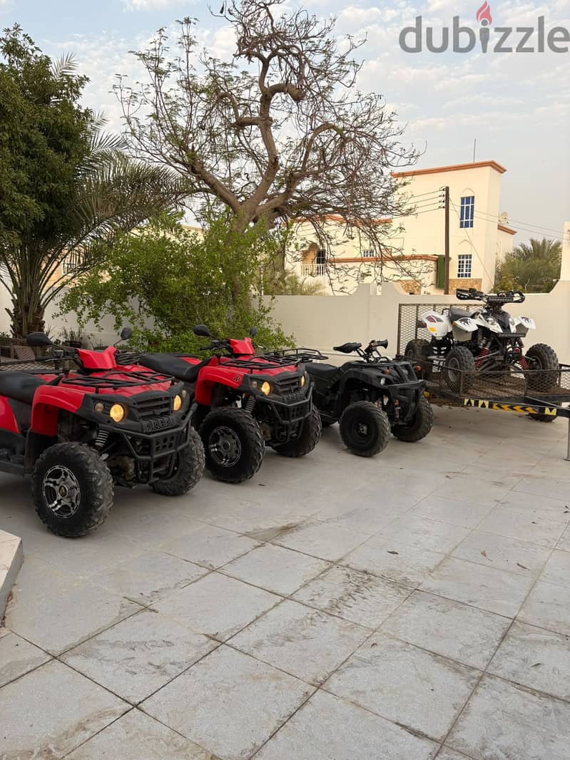 4 Quad Bikes for sale 7