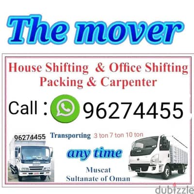 professional Movers packers House shifting Muscat sohar  Dubai UAE