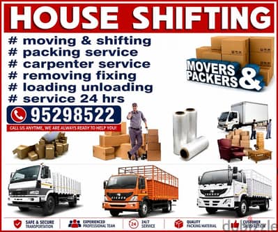 House shifting office Villa store transport service all Oman Movers