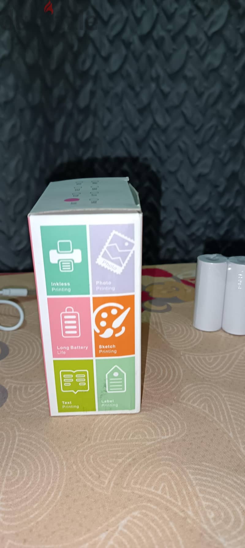 Mini ink less thermal paper printer 2