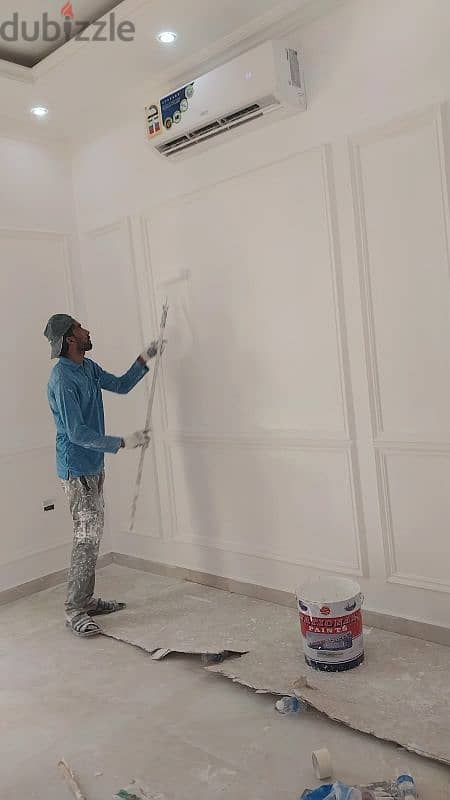 House paint maintenan services منازل صبغ فیلال صبغ شقق؛صبغ احترافییتہ 4