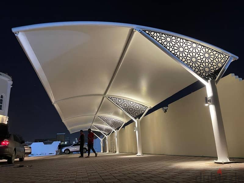 Custom Car Parking Shades | cast aluminium |Sample designs 4