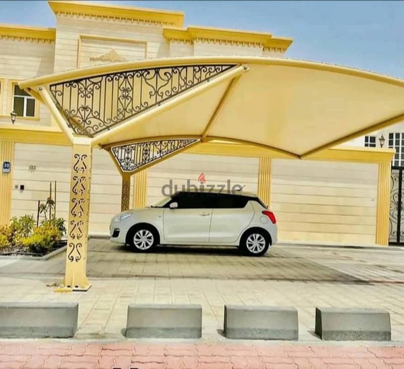 Custom Car Parking Shades | cast aluminium |Sample designs 7