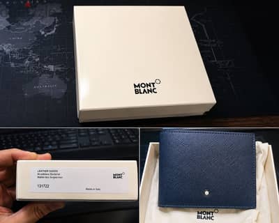 Brand New Montblanc Sartorial Leather Wallet 6CC – Forged Iron
