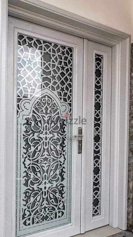 Doors| cast aluminium| get free quotation| Sample designs 3