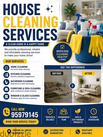 apartment villa house deep cleaning office cleaning