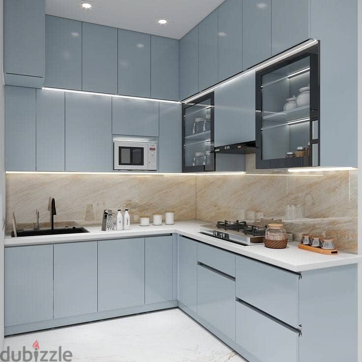 Kitchen cabinets। German Technology | Sample Designs | Aluminium 2