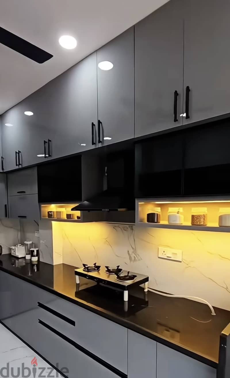 Kitchen cabinets। German Technology | Sample Designs | Aluminium 3