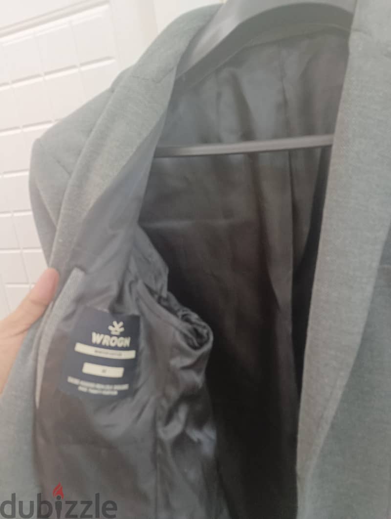 Men's used blazer jacket - Grey color - Winter Edition 1