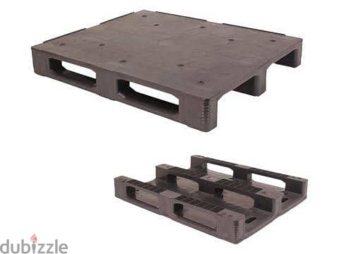 plastic and wooden pallet. drum. ibc tank 12
