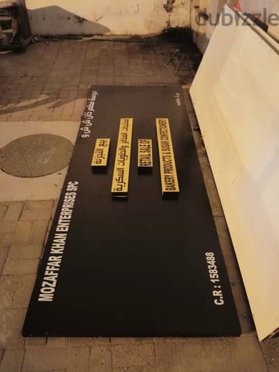 Signboard with angle stand for sale