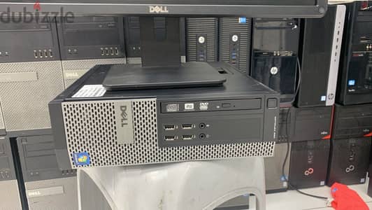 Dell core i7 pc with 20 inch monitor ram 8 gb ssd 120 gb Hdd 500 gb