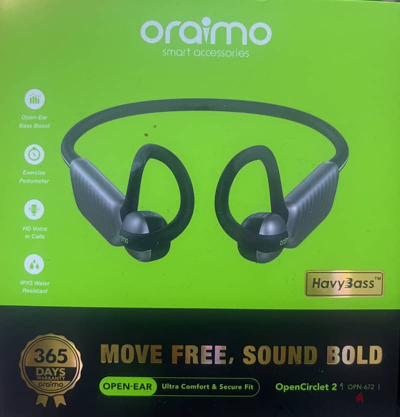 Oraimo OpenCirclet 2 Bluetoooth Audio earphones 1