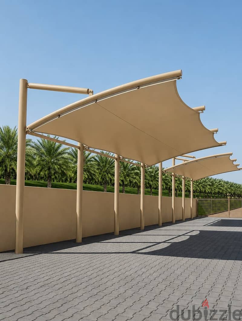 Car Parking Shades | heavy duty | Sample designs| modern technology 1