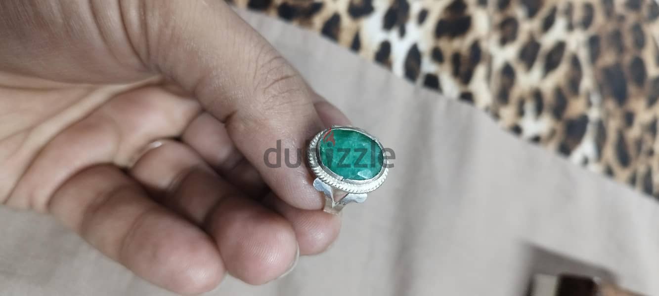 (Zamurd)Emerald stone ring available for sale 2