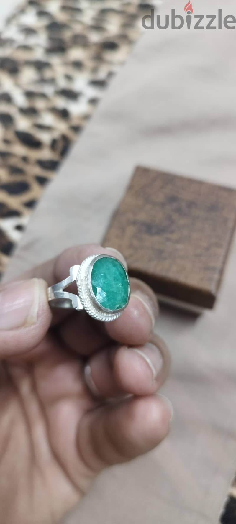 (Zamurd)Emerald stone ring available for sale 4