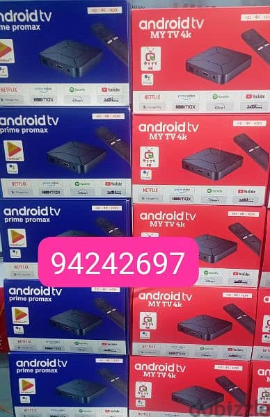 new WiFi android TV box all international live TV channel one year