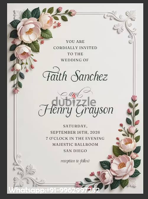 Customised Digital Invitation Cards 5