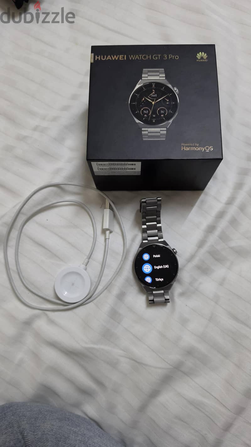 huawei gt3 pro titanium smart watch 1