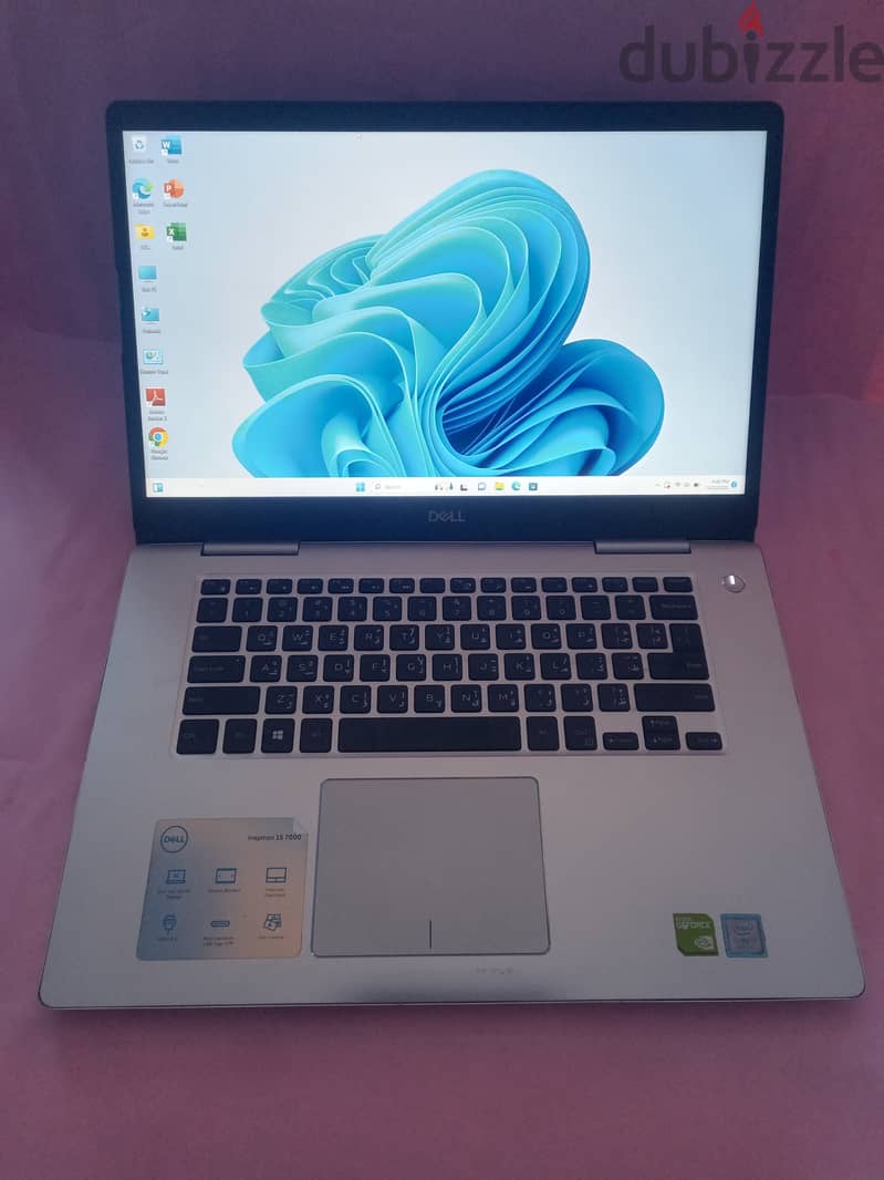 DELL 15 INCH SCREEN 2GB NVIDIA GRAPHICS CORE i7 16GB RAM 512GB SSD 8th GENERATION 4