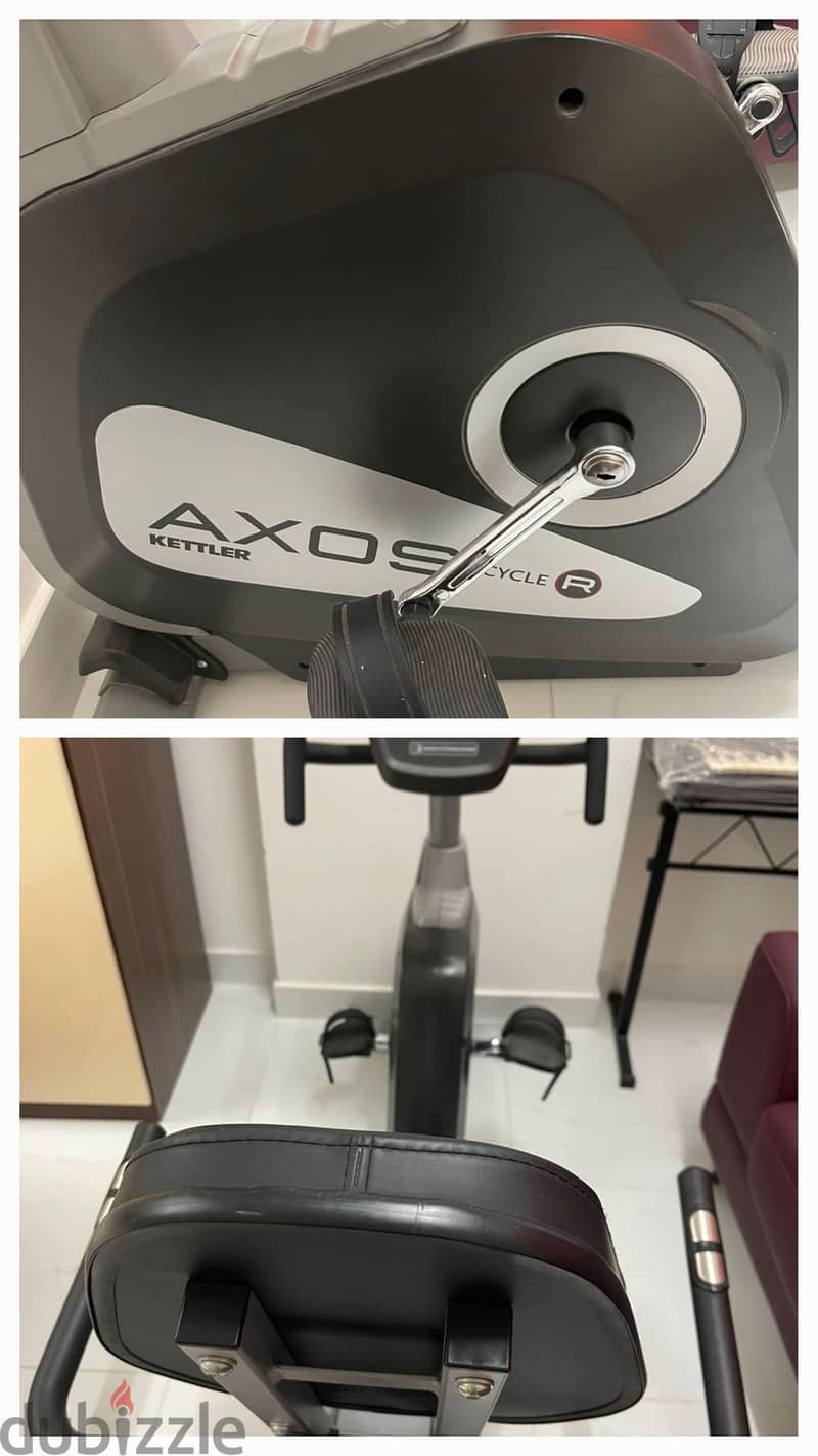 دراجة استلقاء / دراجة تمارين - بيع فوري -Kettler Axos  Exercise  Bike 2