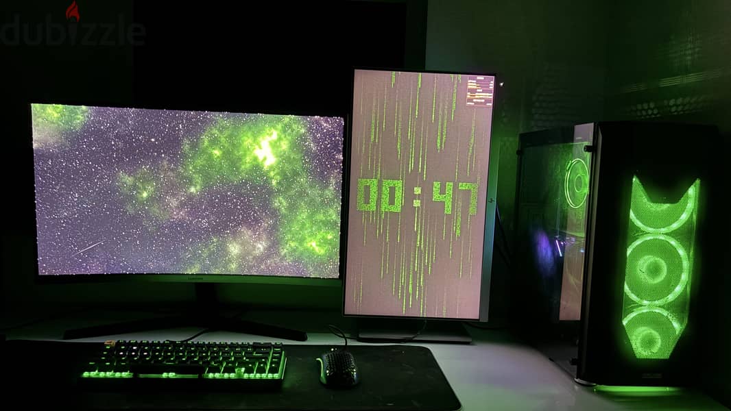 pc and 240hz curved monitor - Desktop computers - 131318911