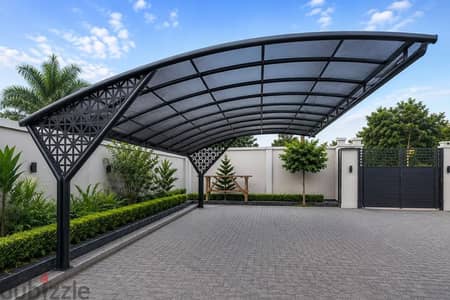 Cast Aluminium Car parking Shades | heavy duty|Sample Designs