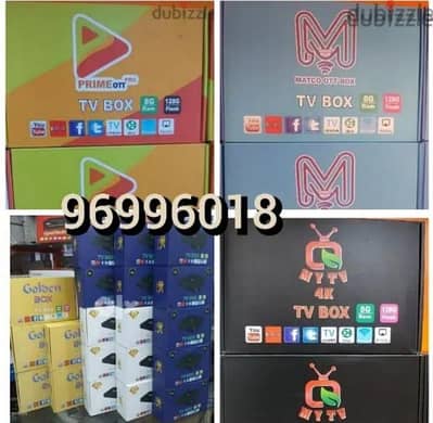 new WiFi android TV box all international live TV channel one year