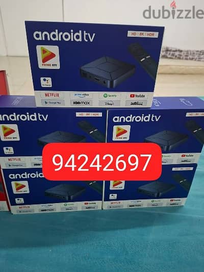 new WiFi android TV box all international live TV channel one year