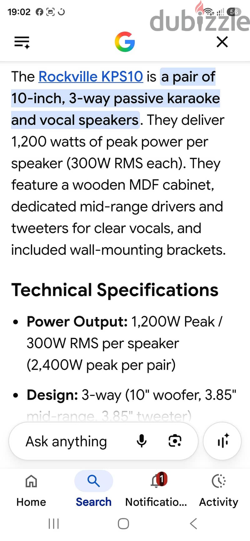 Rockville speakers 1