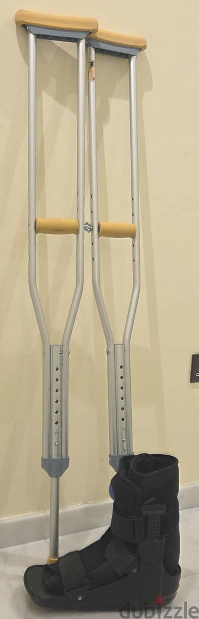 Crutches and Walking Boots