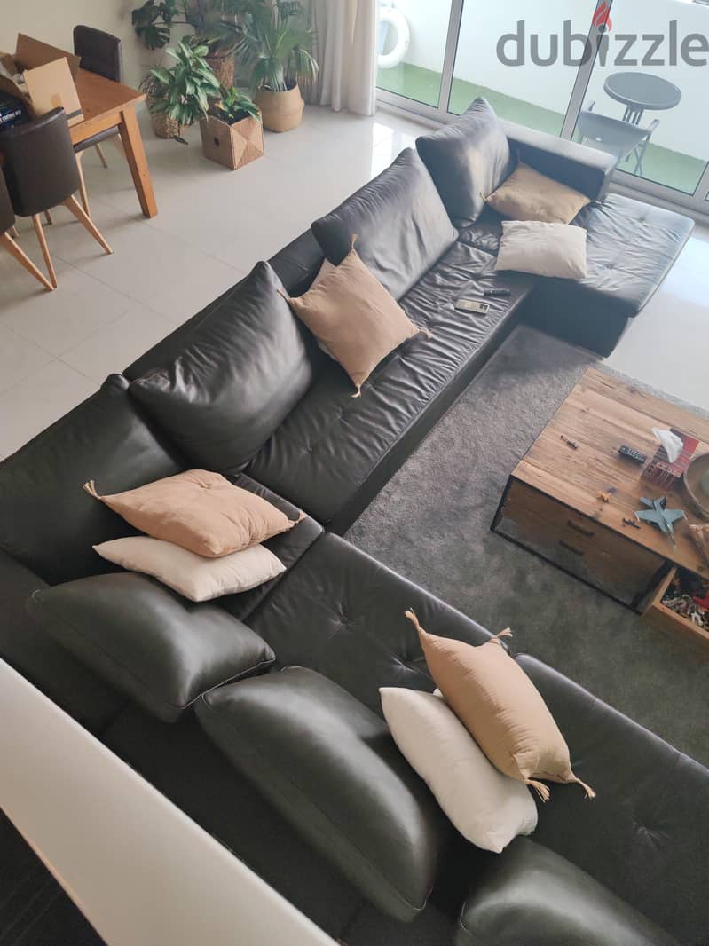 BoConcept Mezzo Modular Leather Sofa 1