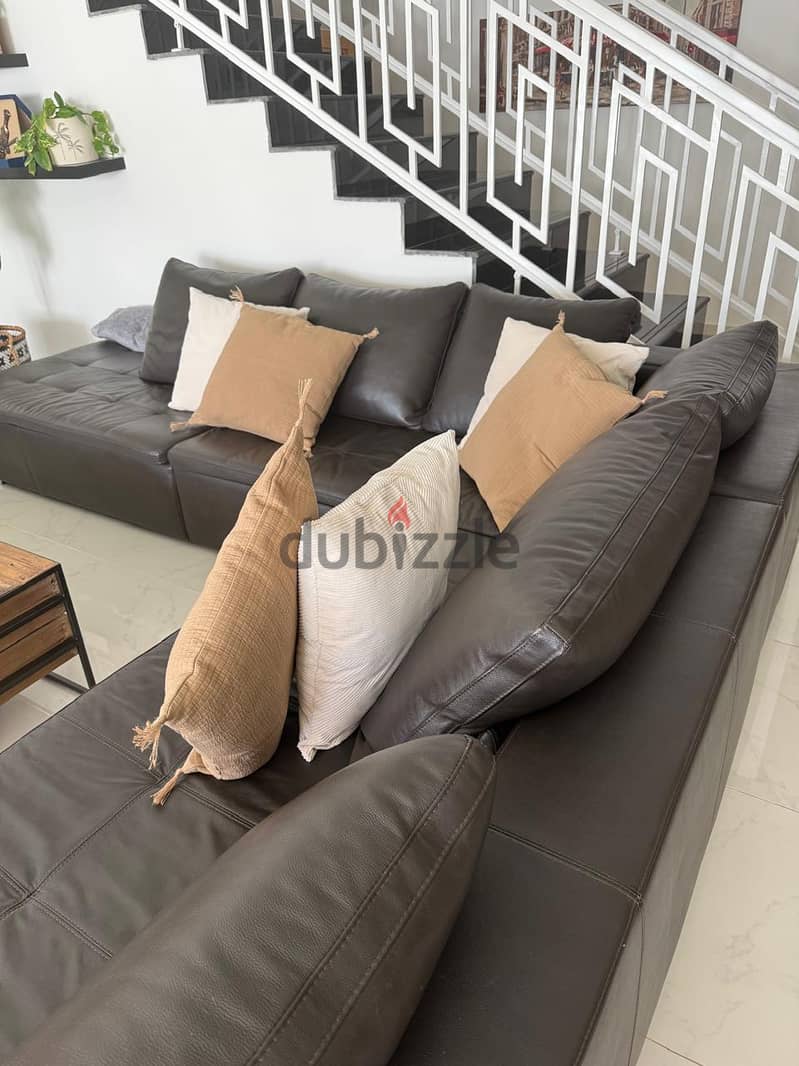 BoConcept Mezzo Modular Leather Sofa 3