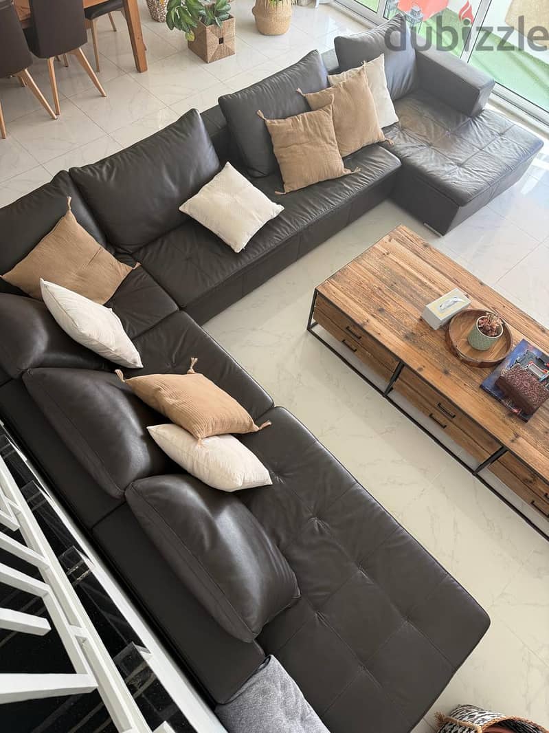 BoConcept Mezzo Modular Leather Sofa 5