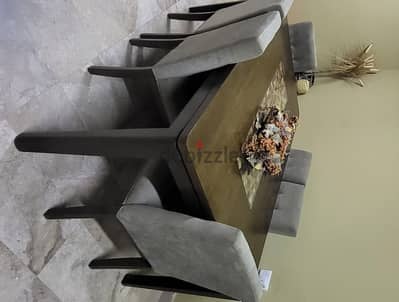 DINING TABLE + 6 CHAIRS + BANQUET TABLE