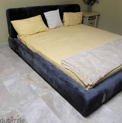 COT WITH ORTHOPEDIC MATRESS KING SIZE