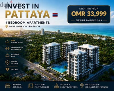 INVESTMENT OPPORTUNITY | 1BR | PATTAYA THAILAND