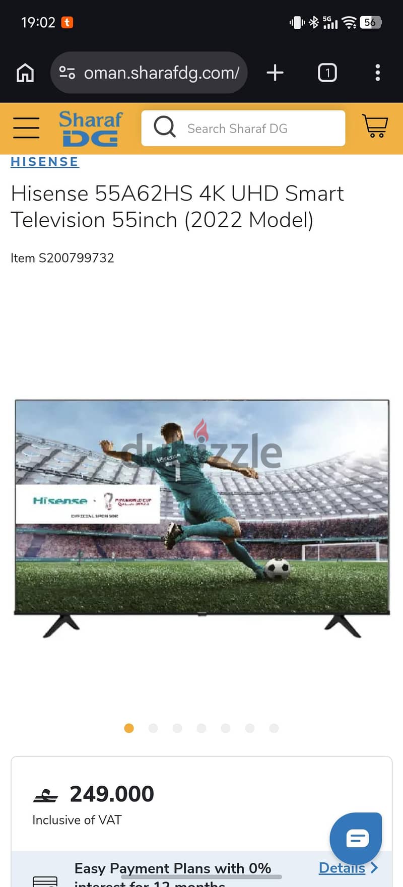 Hisense 55 inch 4K Smart Android 3