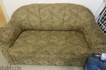 Single and double Mattress, two sheeter sofa and gas stove etc