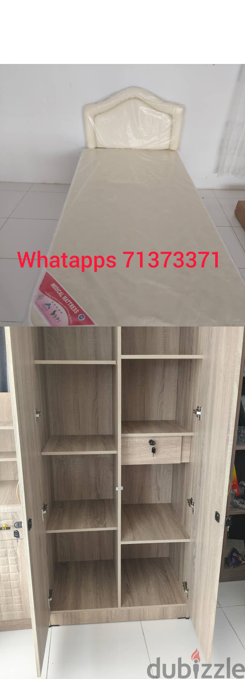 SPECIAL OFFER – SINGLE BED + MATTRESS + 2-DOOR WARDROBE 3