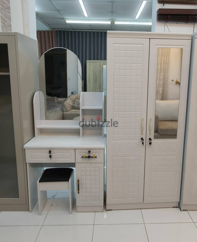 New bed with mattress  cupboard with Dressing Table Available 6