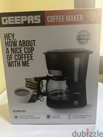 Geepas Coffee Maker Machine