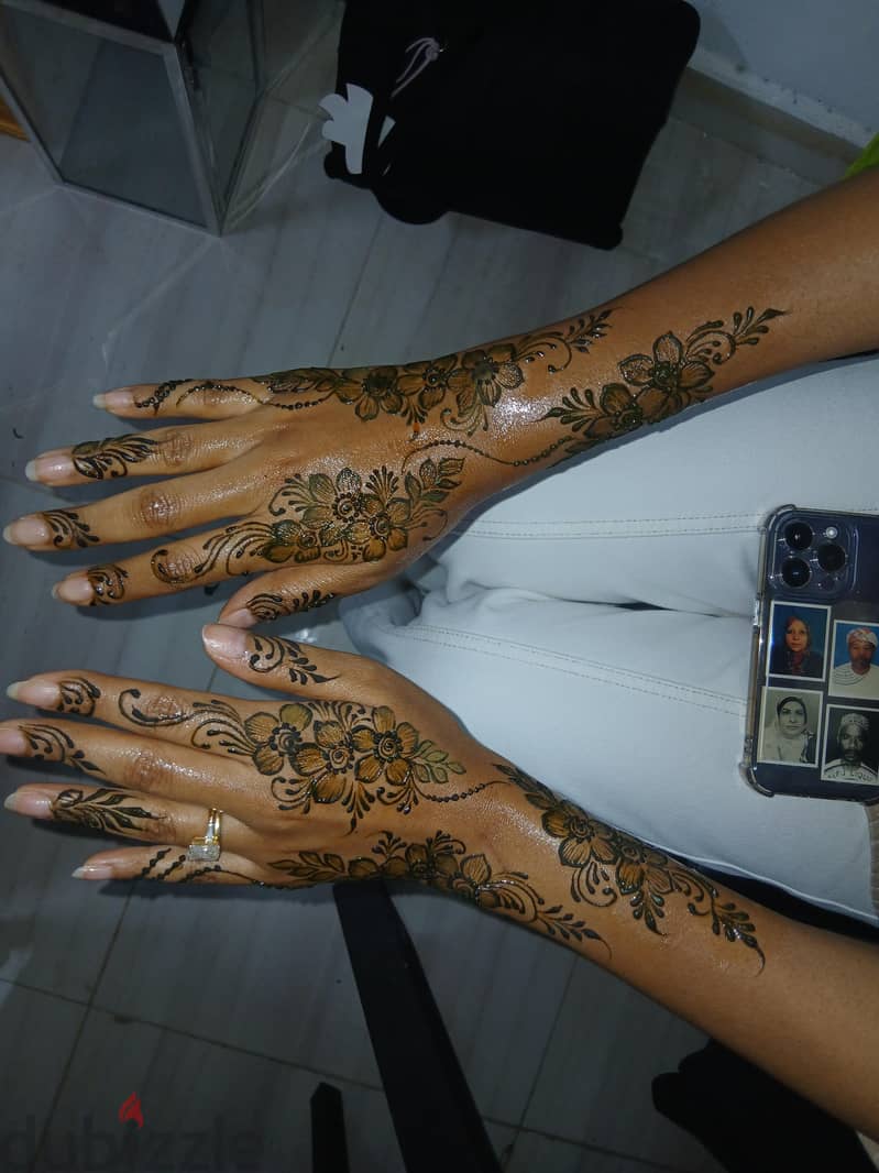 Arabic henna design 17