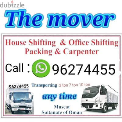 professional Movers packers House shifting Muscat nizwa sohar ibri sur