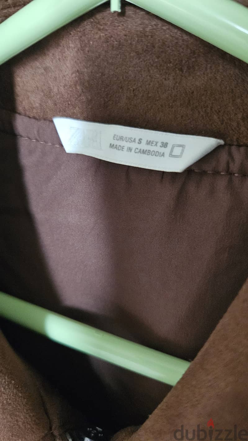 Brand New Zara Suede Jacket 1