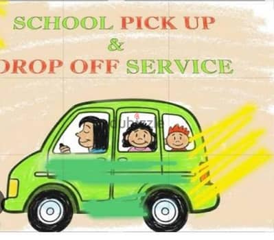 pick drop service for kids by lady driver