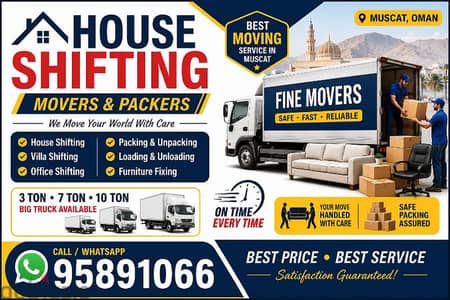 mover's and packers house shifting office shifting villa shifting